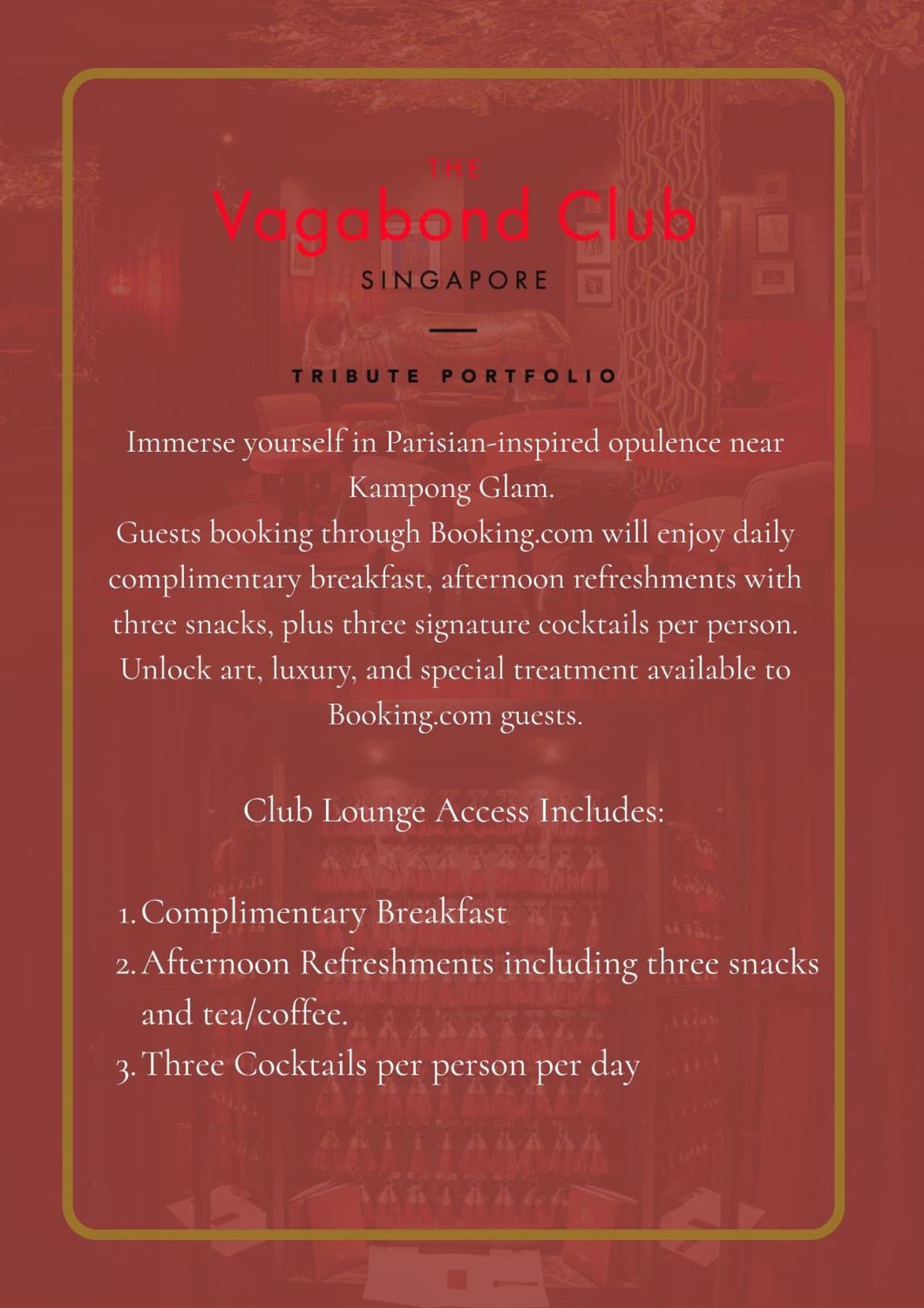 The Vagabond Club, A Tribute Portfolio Hotel סינגפור מראה חיצוני תמונה